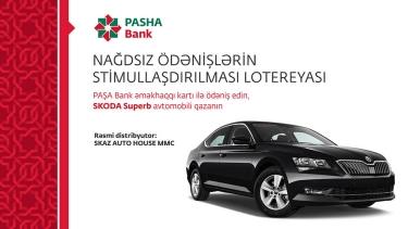 “PAŞA Bank kartı ilə ödə, avtomobil qazan!” tirajlı stimullaşdırıcı lotereyasının ikinci tirajın uduş fondu oynanılıb