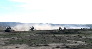 Raket və Artilleriya Qoşunları əməliyyat təliminin tapşırıqlarını icra edir (FOTO/VİDEO)