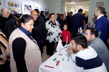 Məcburi köçkünlər üçün əmək yarmarkası keçirilib (FOTO)