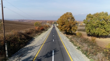 İsmayıllıda uzunluğu 15 km olan 2 yol layihəsinin icrası yekunlaşıb (FOTO)