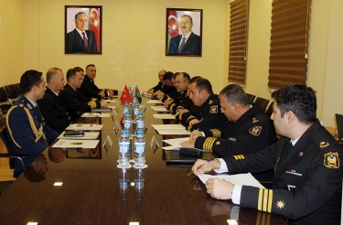 Türkiyə Hərbi Dəniz Qüvvələrinin nümayəndə heyəti Bakıda səfərdədir (FOTO)