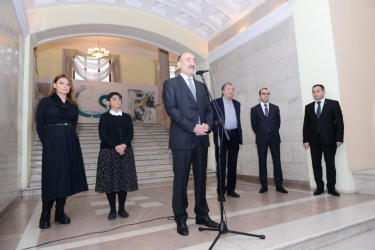 “Alüminium” VI Bakı Beynəlxalq Müasir İncəsənət Biennalesinin rəsmi açılışı olub (FOTO)