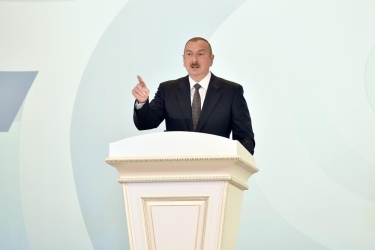 Prezident İlham Əliyev: Heydər Əliyev o vaxt Azərbaycanda olsaydı, heç vaxt Dağlıq Qarabağ münaqişəsi baş verməzdi, heç vaxt torpaqlarımız işğal altına düşməzdi