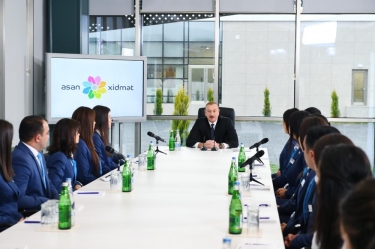 Prezident İlham Əliyev: Ümid edirəm ki, gənclər də növbədənkənar parlament seçkilərinə çox fəal qoşulacaqlar