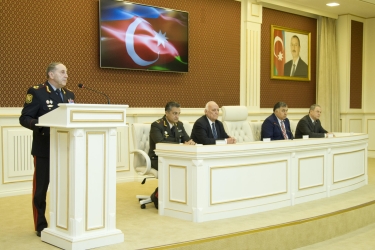 DİN-in Polis Akademiyasında anım mərasimi keçirildi (FOTO)