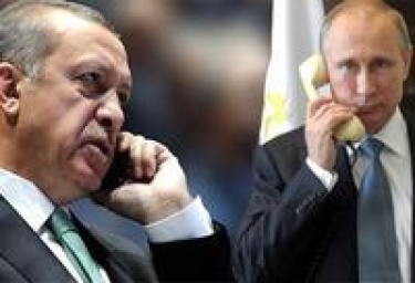 Ərdoğan və Putin arasında telefon danışığı olub