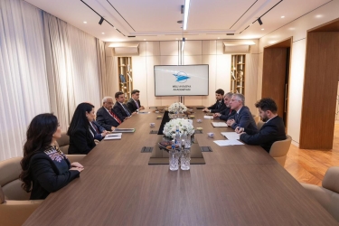 Milli Aviasiya Akademiyasında Böyük Britaniya ilə əməkdaşlığın genişləndirilməsinə dair görüş keçirilib (FOTO)