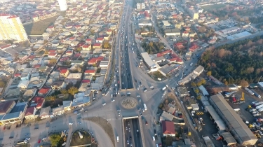 Xırdalan dairəsi ətrafında genişləndirmə işləri aparılır (FOTO)