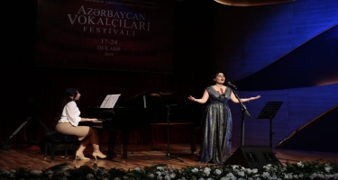 Azərbaycan bəstəkarlarının mahnı və romanslarından ibarət konsert keçirilib (ФОТО)