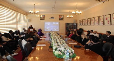 Bakı Slavyan Universitetində Qori seminariyasının Azərbaycan şöbəsinin 140 illiyi keçirilib (FOTO)