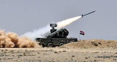 Suriyanın Hama vilayətində raketlə təchiz olunmuş dron vurulub