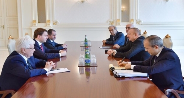 Prezident İlham Əliyev Rusiyanın İqtisadi İnkişaf nazirini qəbul edib (FOTO)