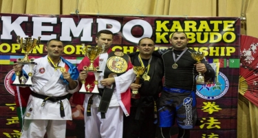 Azərbaycanlı Diaspora sədri Karate üzrə dünya çempionu oldu (FOTO)