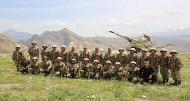Naxçıvan Qarnizonu qoşunlarında “Ən yaxşı zenit-raket artilleriya batareyası” adı uğrunda yarış keçirilib (FOTO/VİDEO)