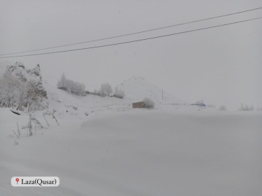 Bu rayonda qarın hündürlüyü 116 sm-ə çatdı - FAKTİKİ HAVA