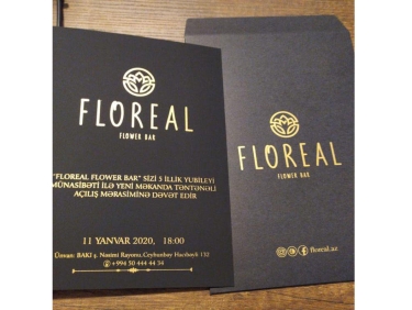 Floreal Flower Bar - Biz yeni loqo, yeni məkan və yeni konsepsiya ilə qarşınızdayıq (VİDEO)