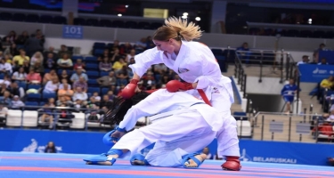 İrina Zaretska Karate 1 Seriya A turnirində gümüş medal qazanıb