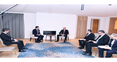 Prezident İlham Əliyev “SUEZ Group”un yeni baş icraçı direktoru Bertran Kamusla görüşüb (FOTO)
