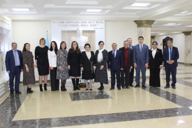 BSU-da Rusiya Federasiyasının nümayəndələri ilə görüş olub - (FOTO)