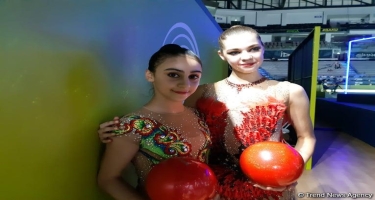 Azərbaycan gimnastları Zöhrə Ağamirova və Veronika Qudis: Bizim aramızda rəqabət yoxdur