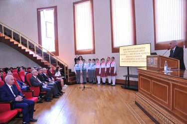 BDU-nun “Gənc istedadlar” liseyində II Respublika şagird konfransı keçirilib (FOTO)