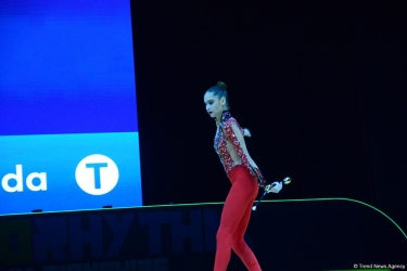 Bakıda bədii gimnastika üzrə 35-ci Avropa Çempionatının üçüncü günü start götürüb (FOTO)