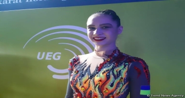 Ukraynalı gimnast: Bakıda həmişə yaxşı qarşılayırlar