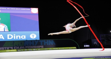 Rusiyalı gimnast növbəti qızıl medal qazanıb