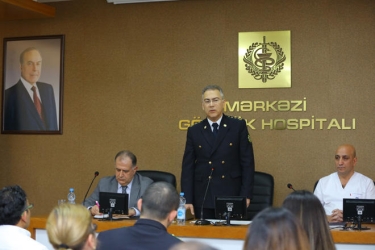 Mərkəzi Gömrük Hospitalında Gömrük əməkdaşlarının peşə bayramına həsr olunmuş tədbir keçirilib