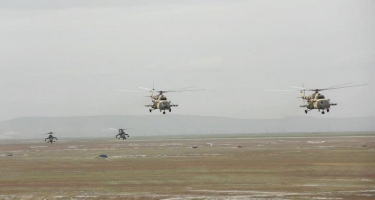 Azərbaycan Ordusunun helikopterləri Türkiyədə tapşırıqlar icra edib (FOTO/VİDEO)