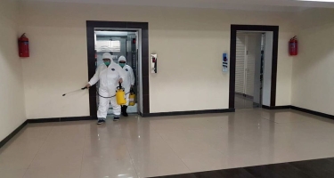 Məlumat Hesablama Mərkəzi koronavirusa qarşı dezinfeksiya edildi (FOTO)