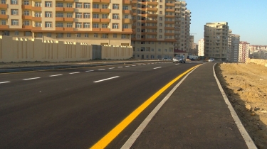 Bakıda yeni yol bağlantısı yaradıldı (FOTO)