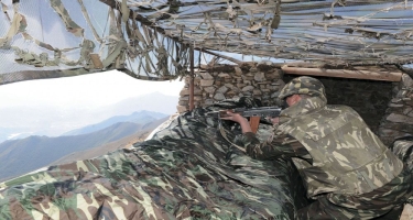 MN: Ermənistan silahlı qüvvələri Əlahiddə Ümumqoşun Ordunun mövqelərini atəşə tutub