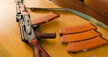 Ağstafada evdən “Kalaşnikov” silahı və patronları aşkarlanıb (FOTO)