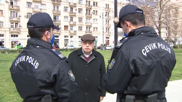 Polis əməkdaşları yaşı 65-dən yuxarı şəxslərlərə xəbərdarlıq edib (FOTO)