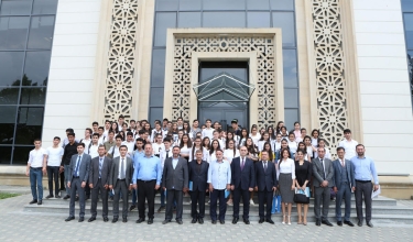 İlahiyyat İnstitutu Biləsuvarda abituriyentlərlə görüş təşkil edib (FOTO)