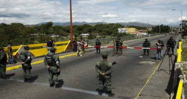 Kolumbiyanın Venesuela ilə sərhədində partlayış: 12 yaralı