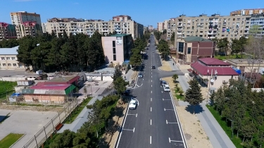 Bakının Məzahir Rüstəmov və İnqilab İsmayılov küçələrində yenidənqurma işləri aparılıb (FOTO)