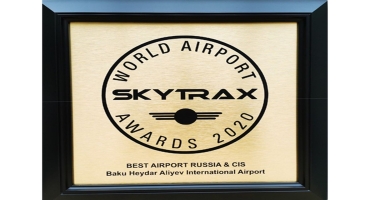 Heydər Əliyev Beynəlxalq Aeroportu – öz kateqoriyası üzrə dünyanın ən yaxşı hava limanıdır (FOTO)