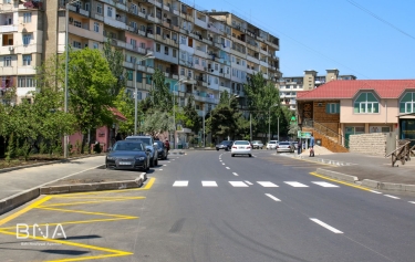 BNA daha bir küçədə yol hərəkətini təkmilləşdirir (FOTO)