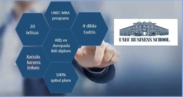 UNEC Biznes Məktəbinin MBA proqramının üstünlükləri