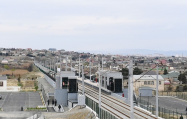 Abşeron Dairəvi dəmir yolu xətti fəaliyyətini müvəqqəti dayandırır