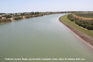 Xəzərin suyunun Kürə axmasının səbəbləri açıqlandı (FOTO)