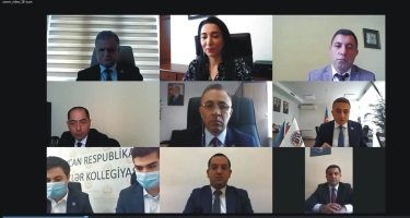 Ombudsman Aparatı və Vəkillər Kollegiyasının birgə təşkilatçılığı ilə videokonfrans keçirilib (FOTO)