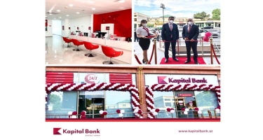 Kapital Bank yeni İnşaatçılar filialını istifadəyə verdi