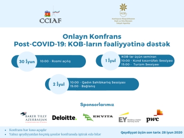 “Post-pandemiya: KOB-ların fəaliyyətinin bərpasına dəstək” mövzusunda onlayn konfrans keçiriləcək