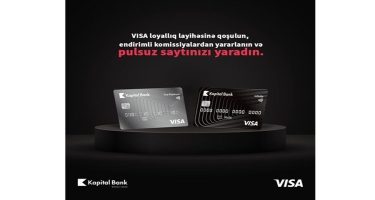 Kapital Bank Visa kartlarına endirim verən partnyorlara əlverişli imkanlar təqdim edir