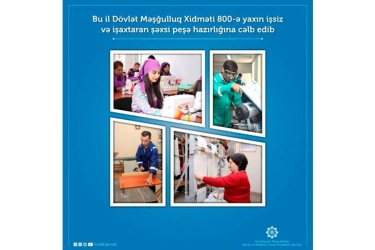 Bu il 800-ə yaxın işsiz və işaxtaran şəxsi peşə hazırlığına cəlb edilib