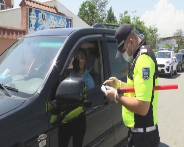 Qusarda karantin qaydalarını pozan 10 sürücü cərimə olundu (FOTO)