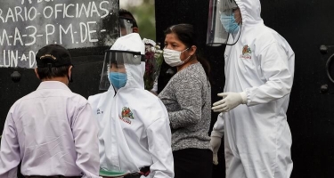 Meksikada sutkada rekord sayda koronavirusa yoluxma faktı qeydə alınıb